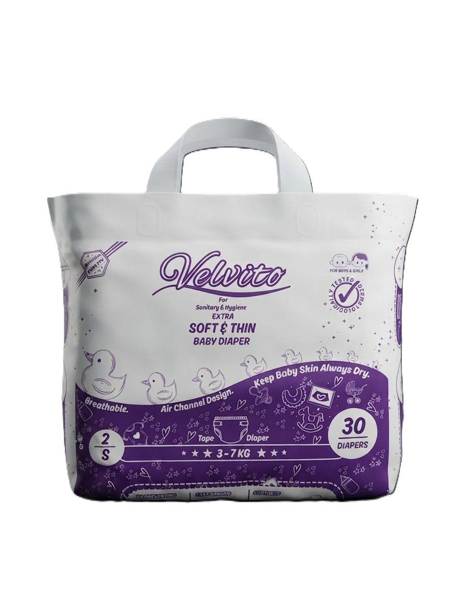 Velvito Baby Diaper - S