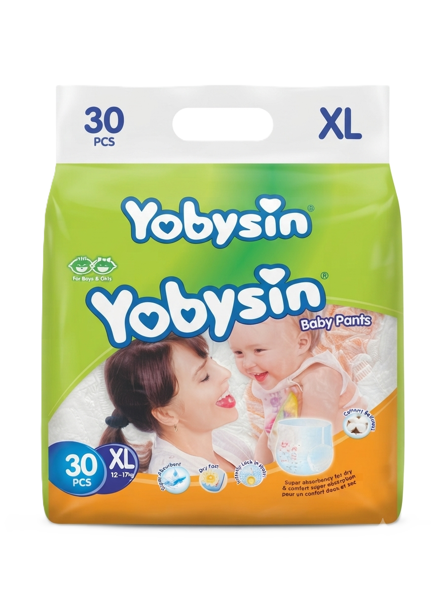 Yobysin Baby Diaper Pants - Size XL (12-17 KG)