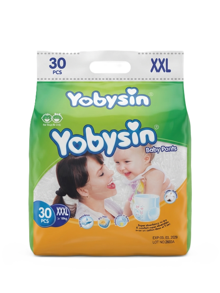 Yobysin Baby Diaper Pants - Size XXXL (18 - 28 KG)